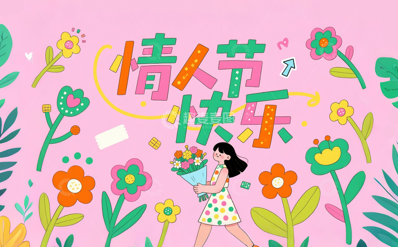 高清大图下载【趣麦麦图】520情人节海报25