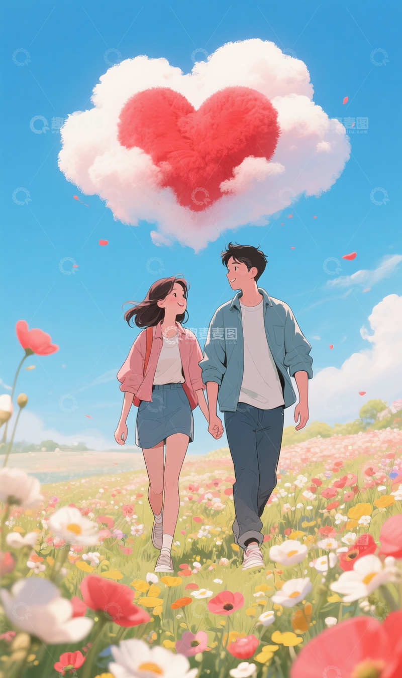 高清大图下载【趣麦麦图】520情人节海报11