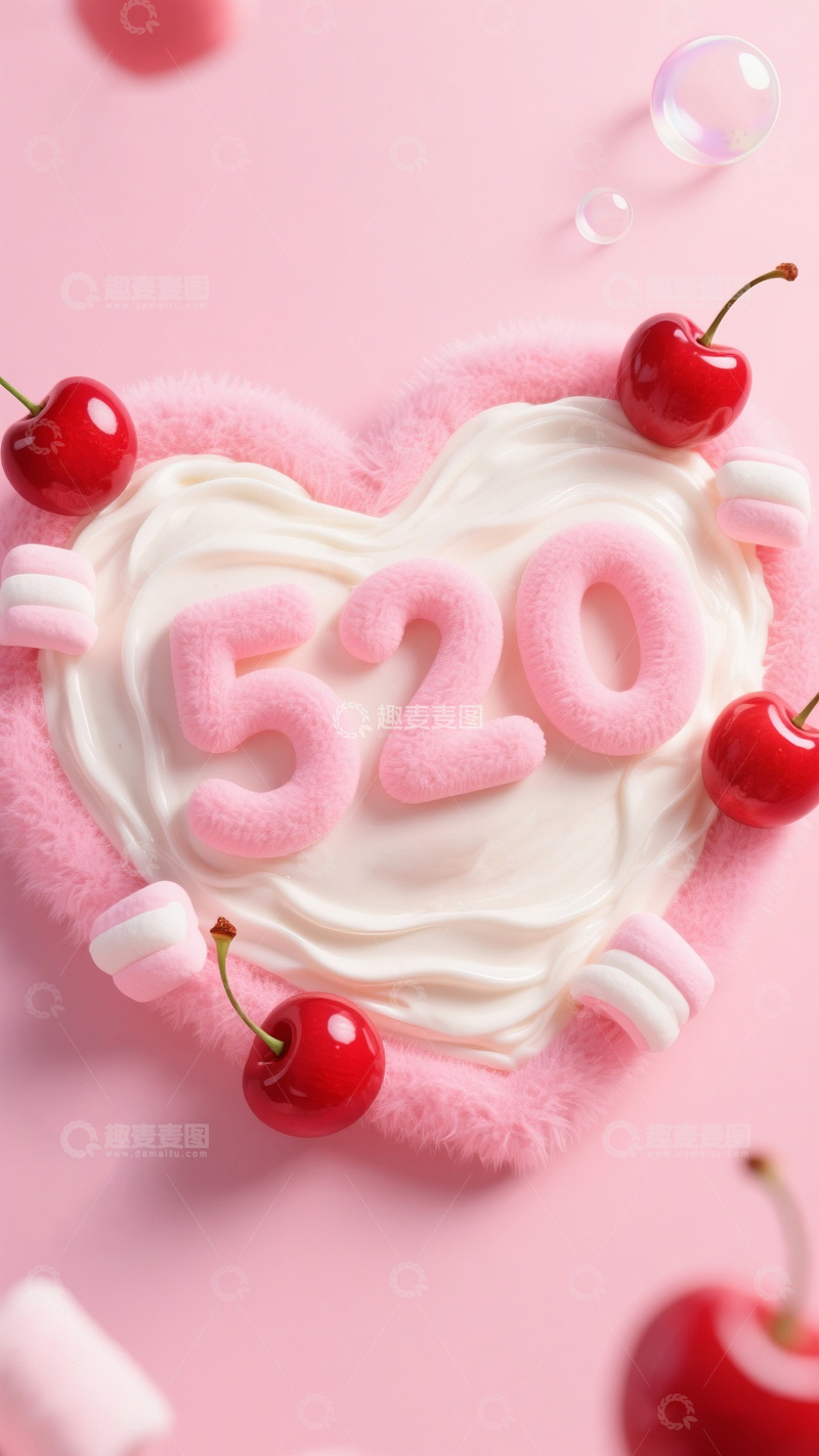 高清大图下载【趣麦麦图】520情人节海报26