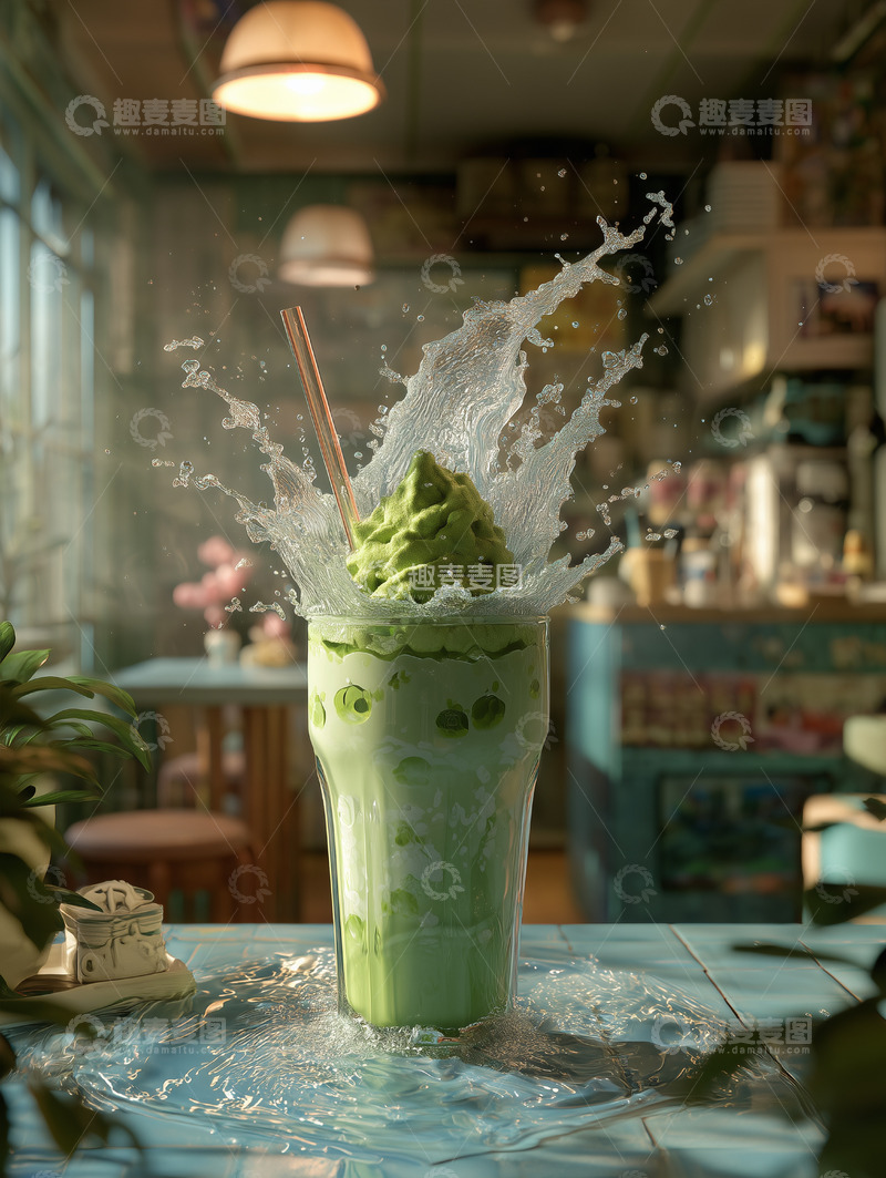 高清大图下载【趣麦麦图】美食篇——冰淇淋奶昔饮料
