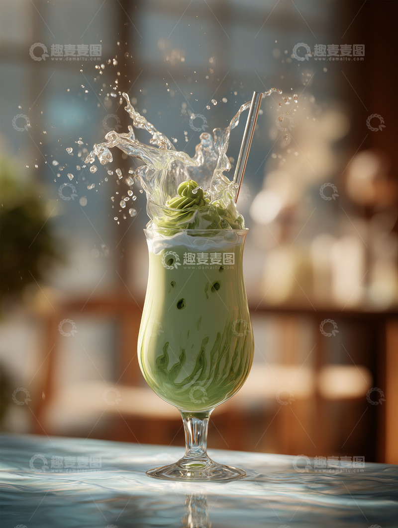 高清大图下载【趣麦麦图】美食篇——冰淇淋奶昔饮料3