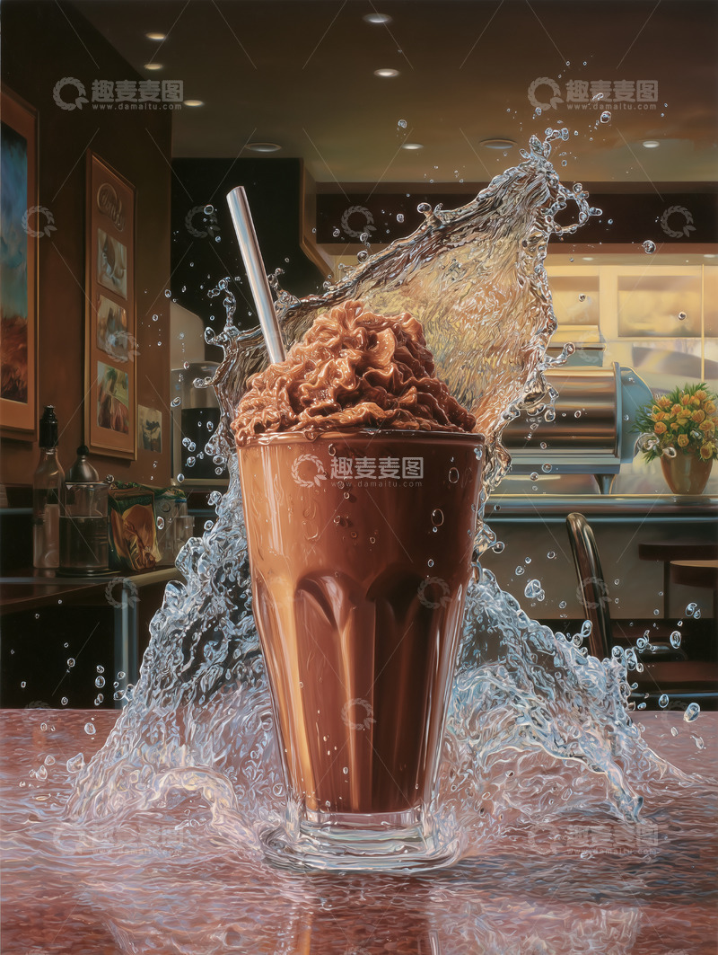 高清大图下载【趣麦麦图】美食篇——冰淇淋奶昔饮料15