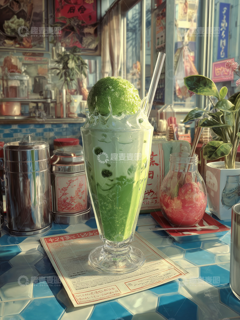 高清大图下载【趣麦麦图】美食篇——冰淇淋奶昔饮料21