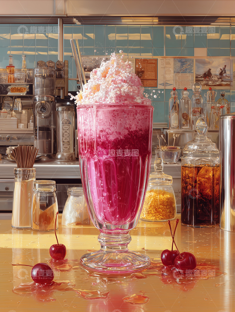 高清大图下载【趣麦麦图】美食篇——冰淇淋奶昔饮料51