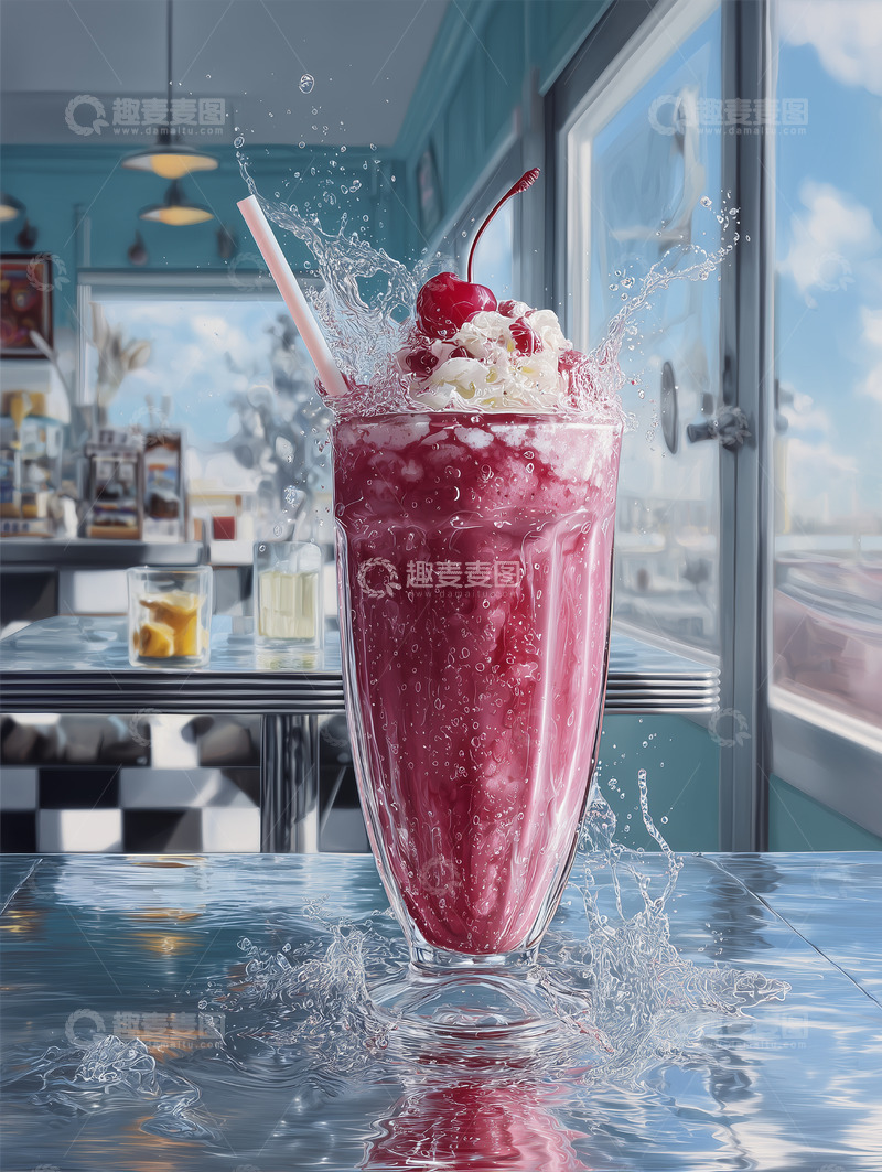高清大图下载【趣麦麦图】美食篇——冰淇淋奶昔饮料52