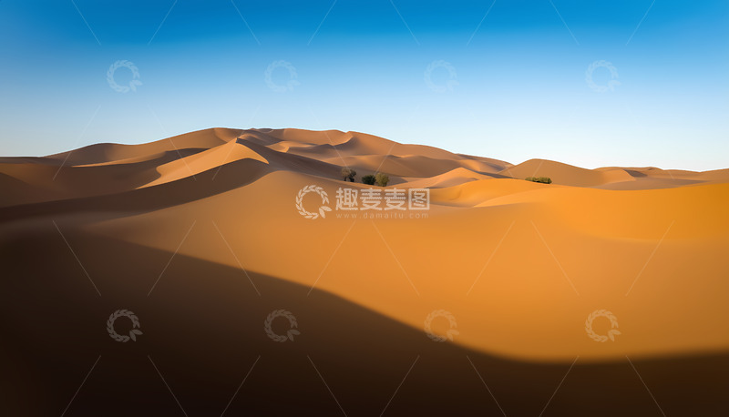 高清大图下载【趣麦麦图】创意天空下的沙漠戈壁摄影图3