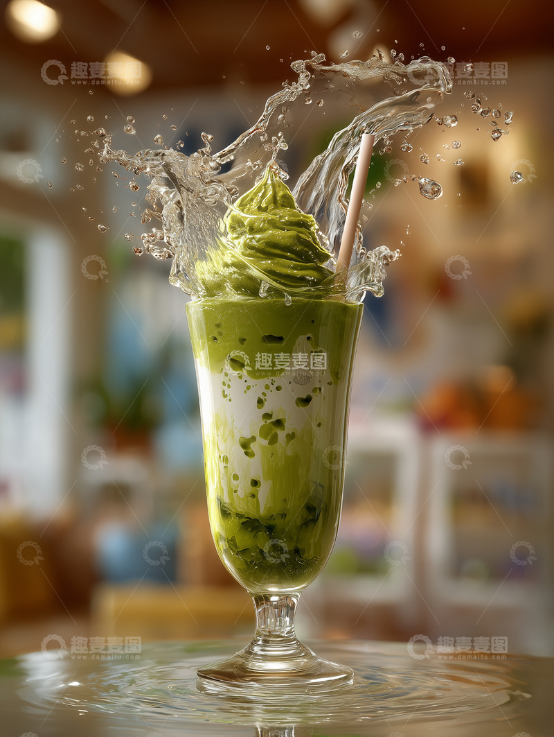 高清大图下载【趣麦麦图】美食篇——冰淇淋奶昔饮料7