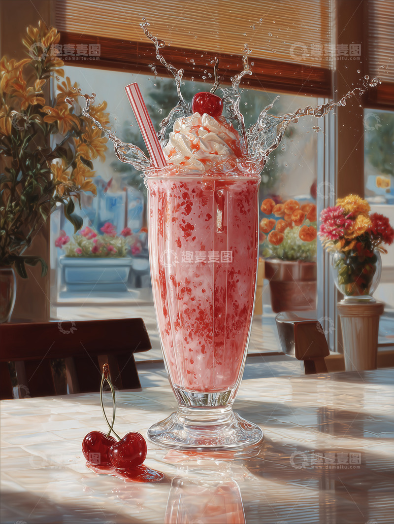 高清大图下载【趣麦麦图】美食篇&mdash;&mdash;冰淇淋奶昔饮料53