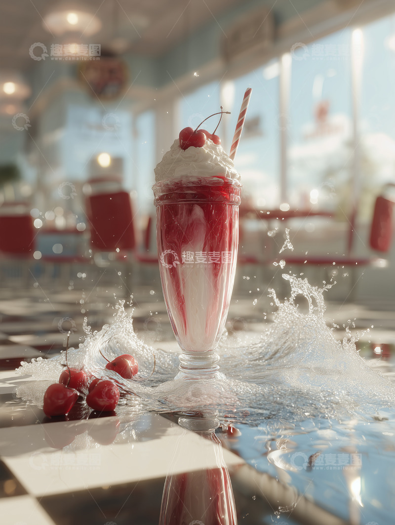 高清大图下载【趣麦麦图】美食篇——冰淇淋奶昔饮料13