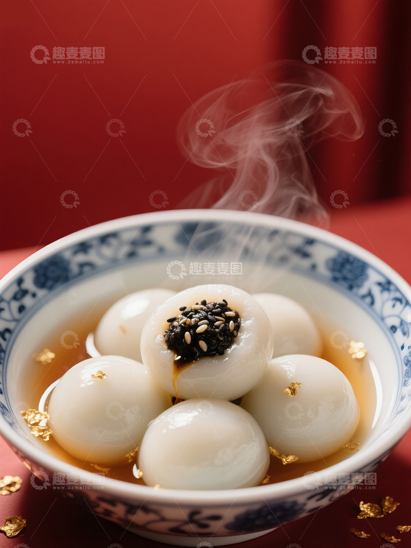 高清大图下载【趣麦麦图】元宵节汤圆素材