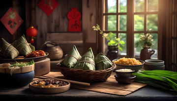 创意端午节粽子摄影图6