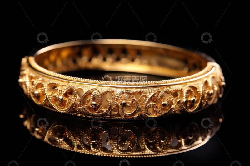 高清大图下载【趣麦麦图】一个黄金手镯