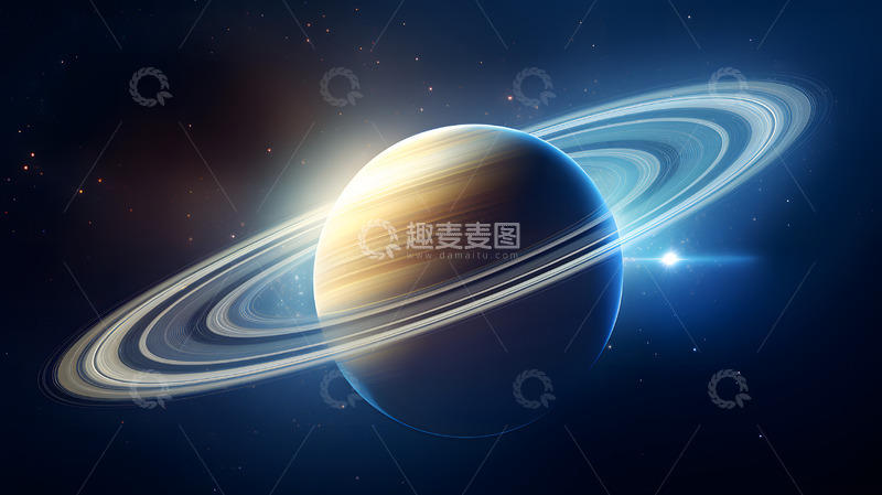 高清大图下载【趣麦麦图】有星环的星球4