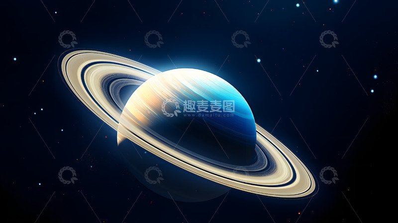高清大图下载【趣麦麦图】有星环的星球2