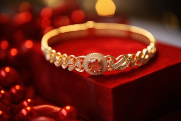 美丽的黄金手镯