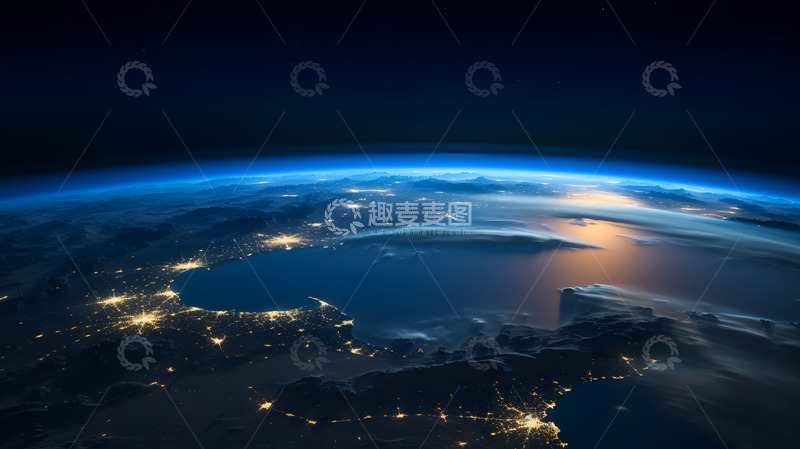 高清大图下载【趣麦麦图】太空视觉下的地球表面3