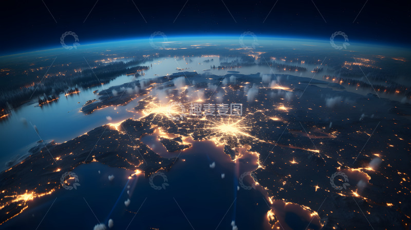 高清大图下载【趣麦麦图】太空视觉下的地球表面2