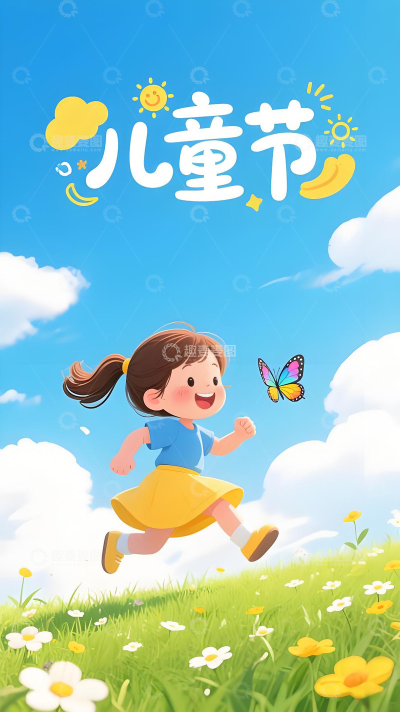高清大图下载【趣麦麦图】六一儿童节海报103