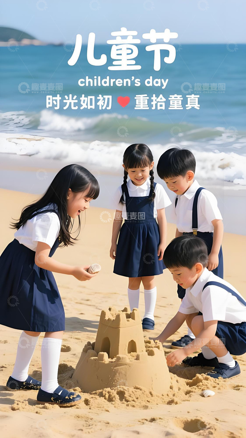 高清大图下载【趣麦麦图】六一儿童节海报113