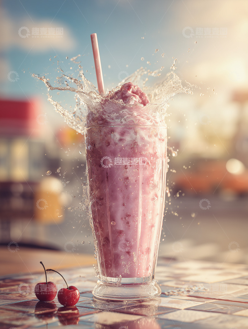 高清大图下载【趣麦麦图】美食篇&mdash;&mdash;冰淇淋奶昔饮料43