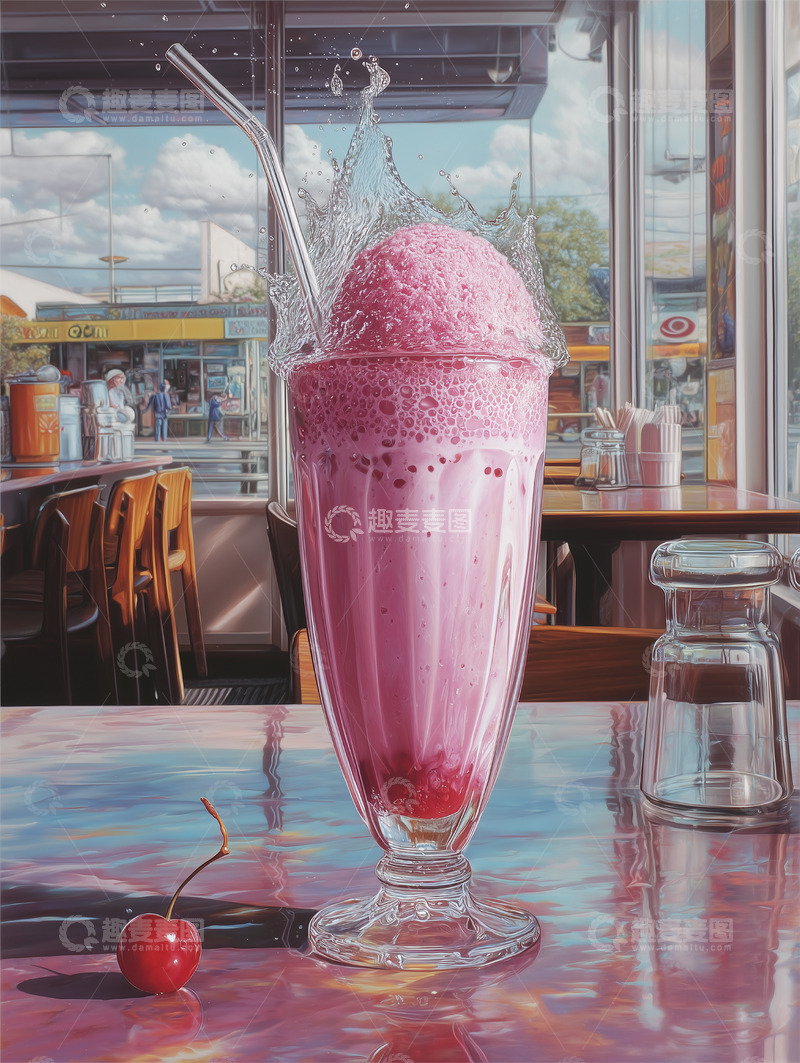 高清大图下载【趣麦麦图】美食篇&mdash;&mdash;冰淇淋奶昔饮料49