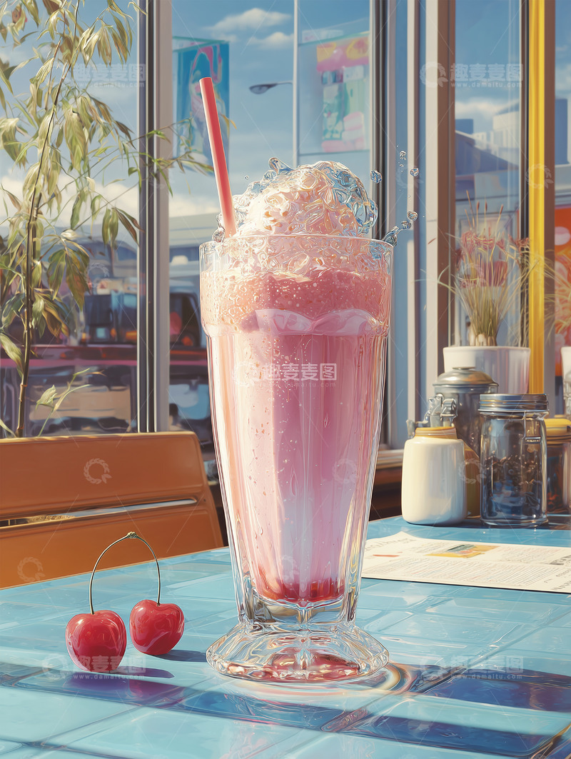 高清大图下载【趣麦麦图】美食篇——冰淇淋奶昔饮料32