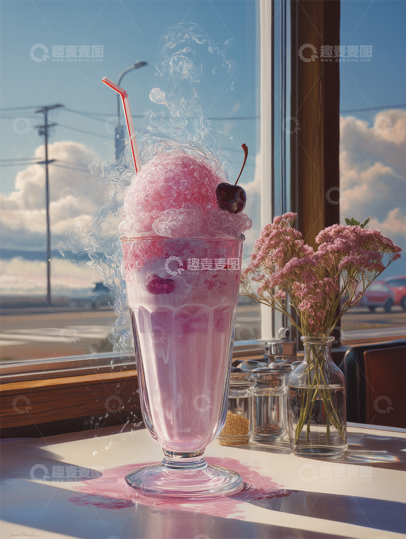 高清大图下载【趣麦麦图】美食篇——冰淇淋奶昔饮料44