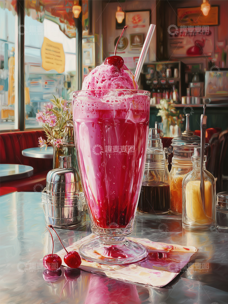 高清大图下载【趣麦麦图】美食篇——冰淇淋奶昔饮料41