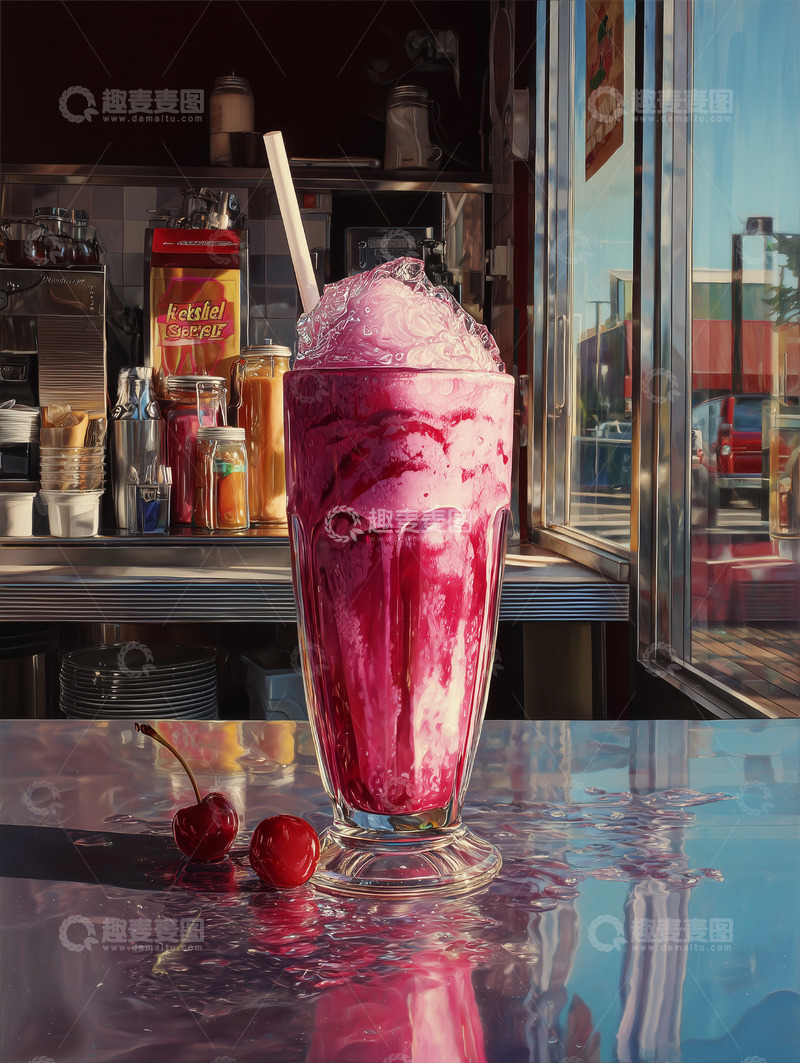 高清大图下载【趣麦麦图】美食篇——冰淇淋奶昔饮料40