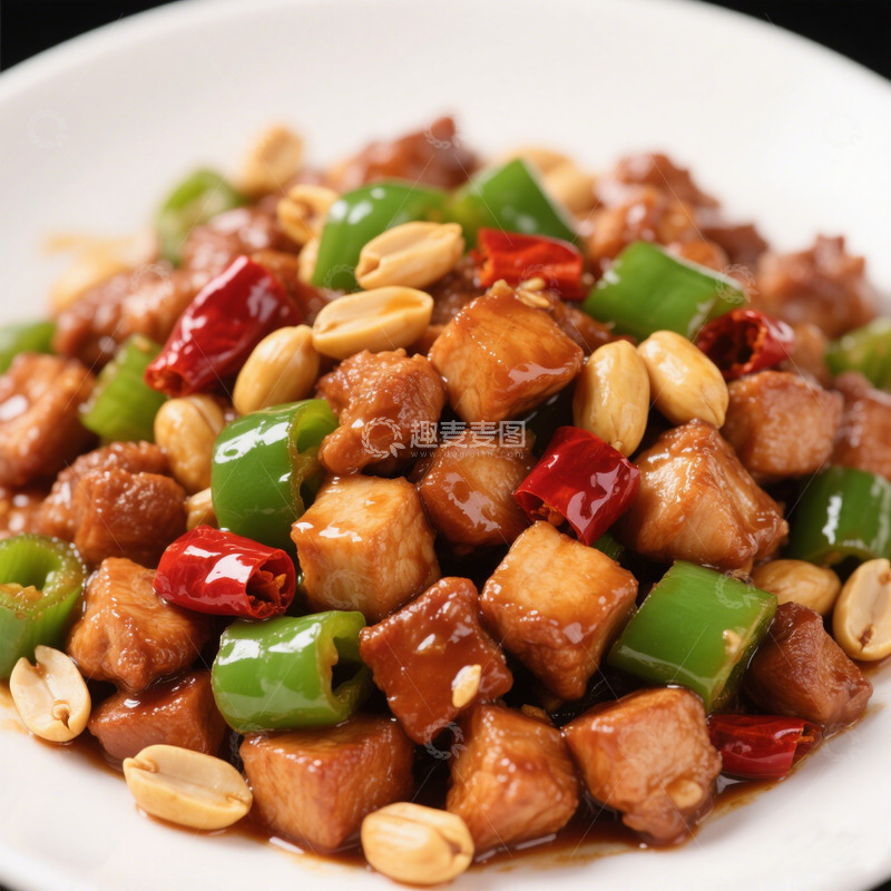 高清大图下载【趣麦麦图】宫保鸡丁 鸡肉