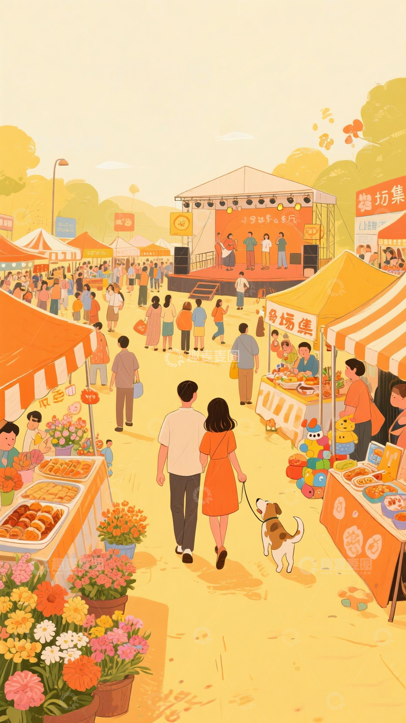 高清大图下载【趣麦麦图】约会的情侣17