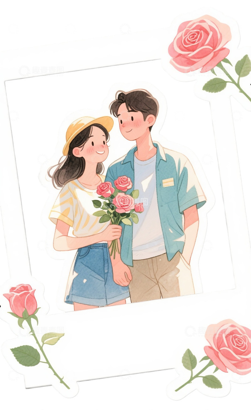 高清大图下载【趣麦麦图】约会的情侣19