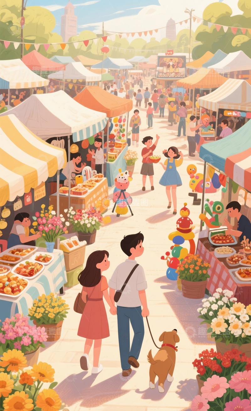 高清大图下载【趣麦麦图】约会的情侣13