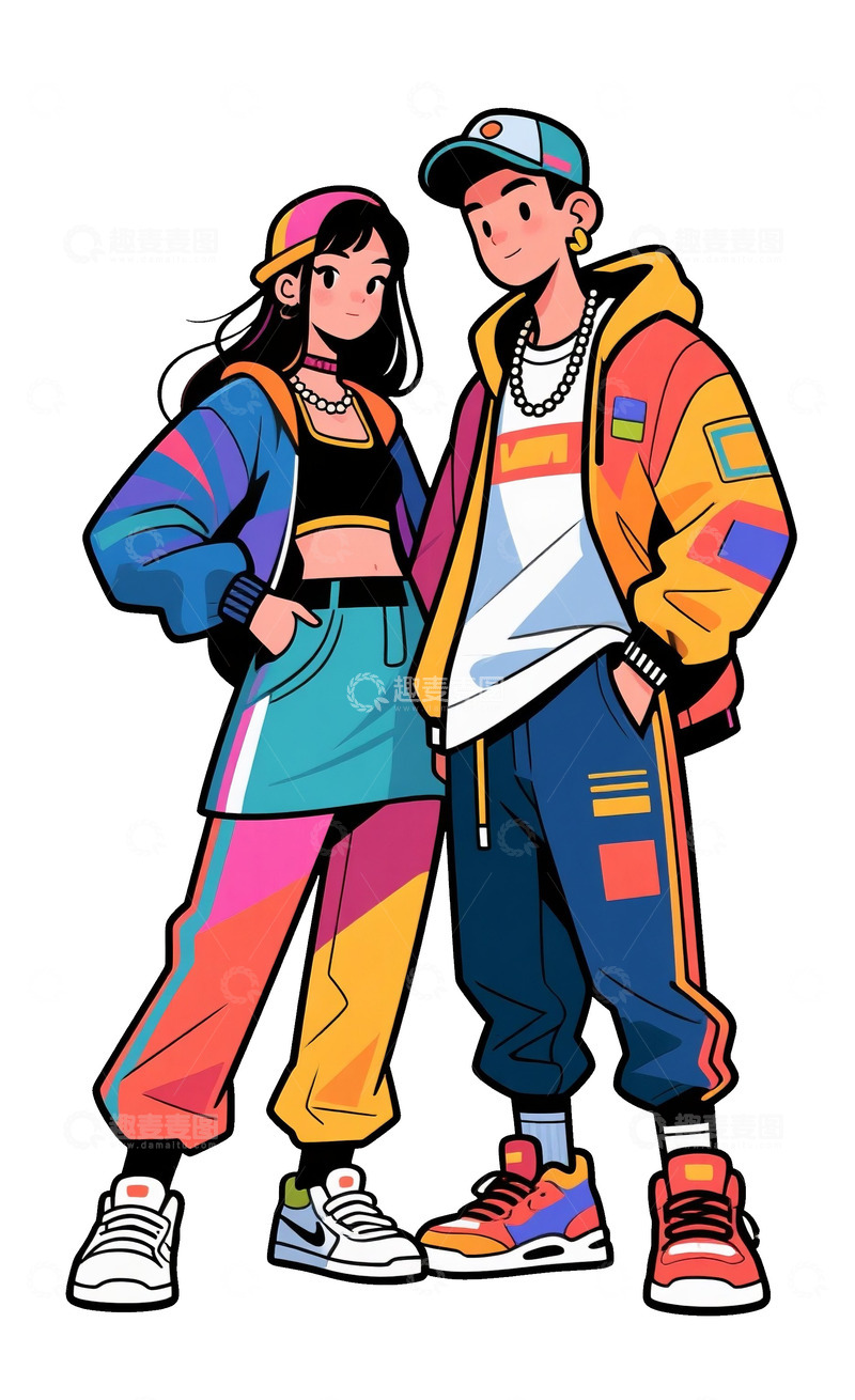 高清大图下载【趣麦麦图】约会的情侣5