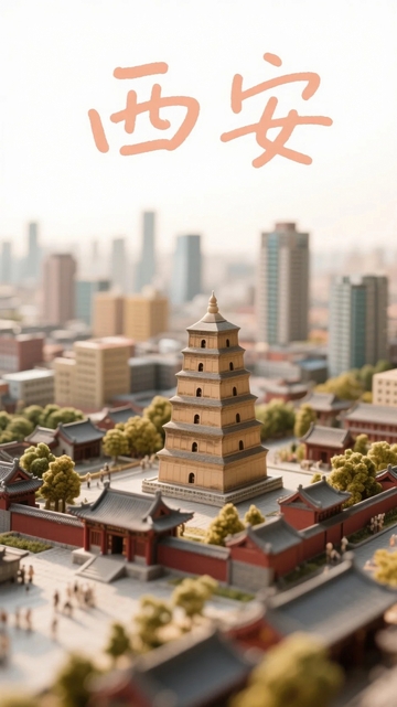 西安建筑微缩景观1
