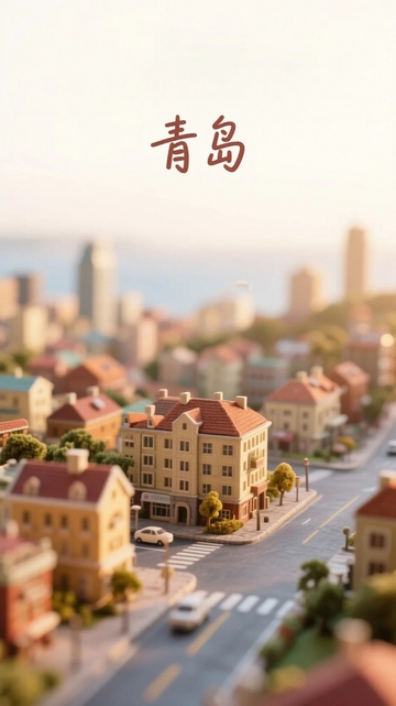 青岛地标建筑微缩景观模型