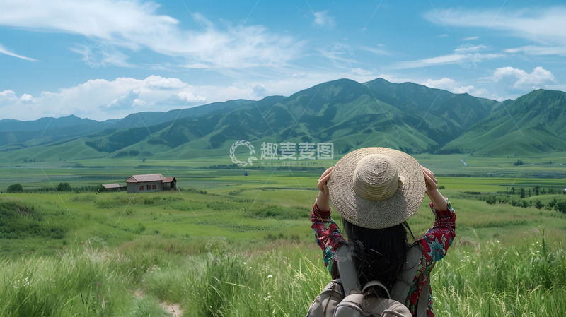 高清大图下载【趣麦麦图】旅游人物场景