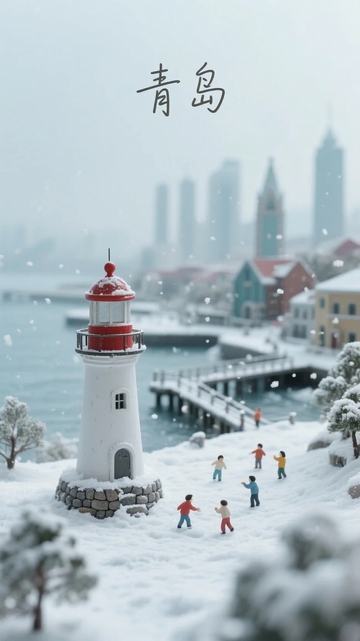 青岛地标建筑微缩景观模型1