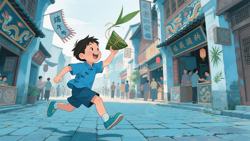 端午节海报插画1