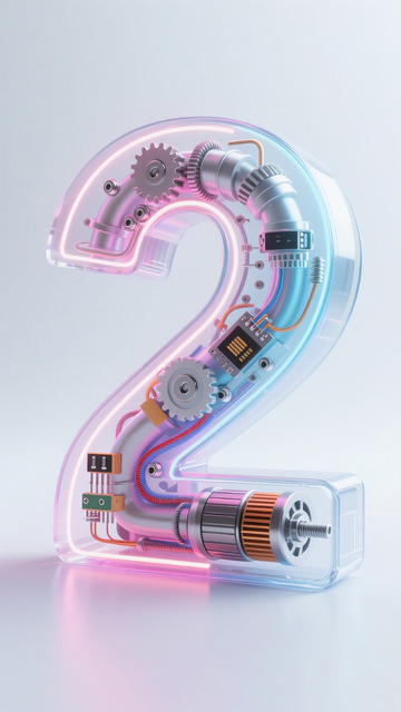 透明机械数字2