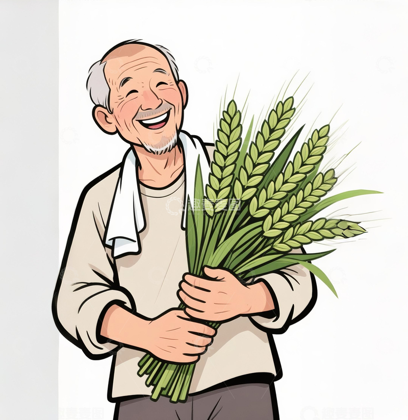 高清大图下载【趣麦麦图】农耕漫画1