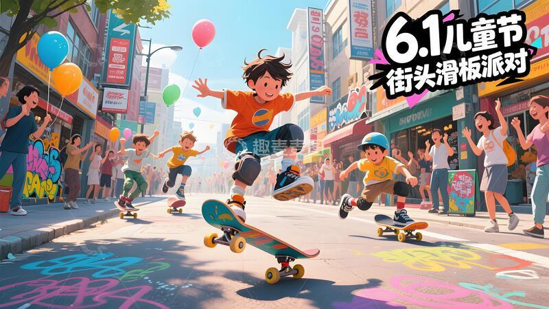 高清大图下载【趣麦麦图】六一儿童节海报166