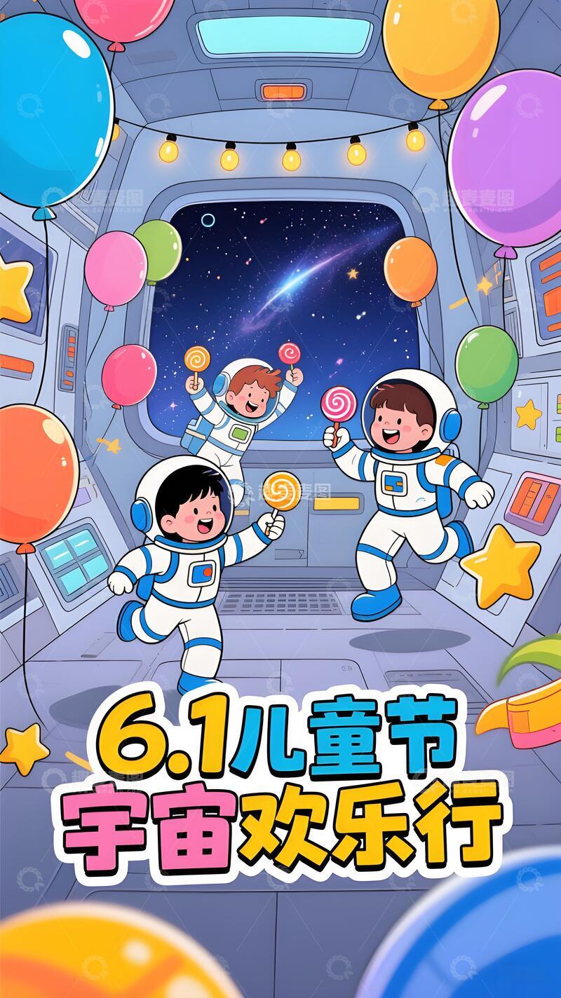 高清大图下载【趣麦麦图】六一儿童节海报177