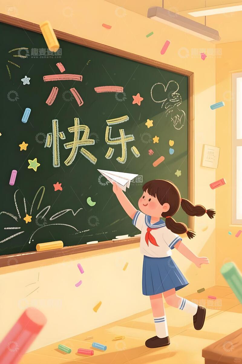 高清大图下载【趣麦麦图】六一儿童节海报161