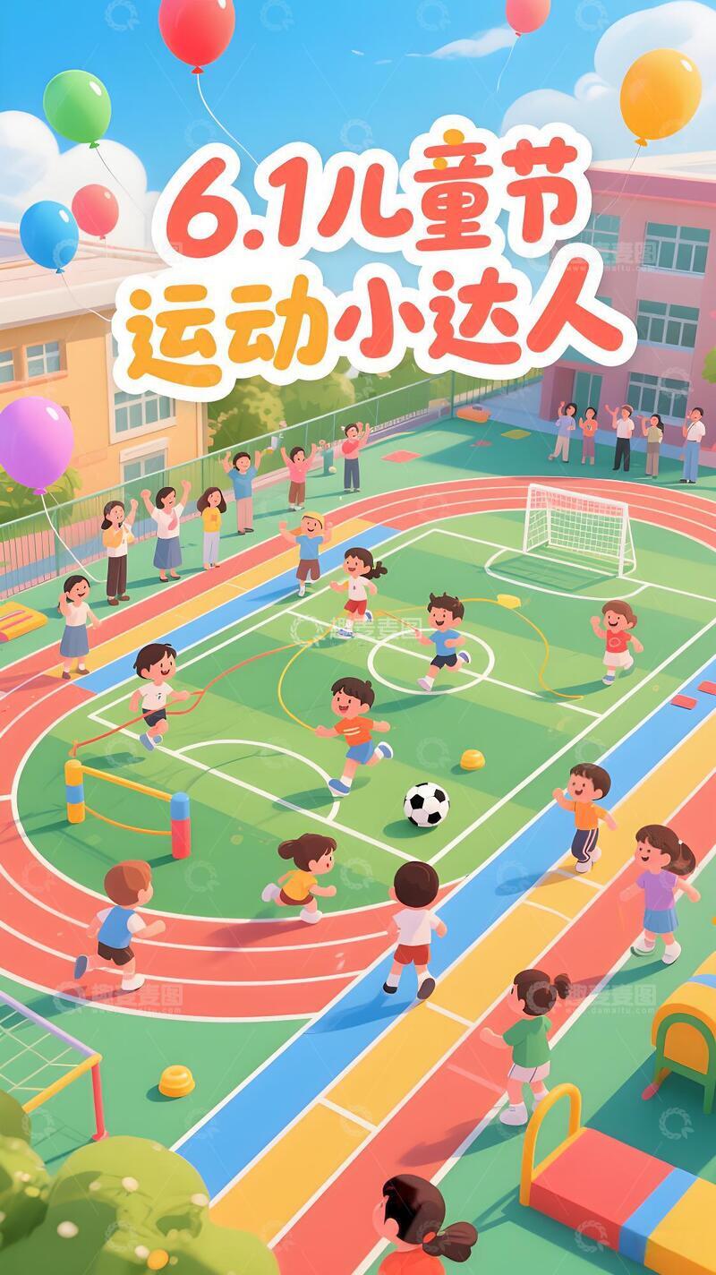 高清大图下载【趣麦麦图】六一儿童节海报168