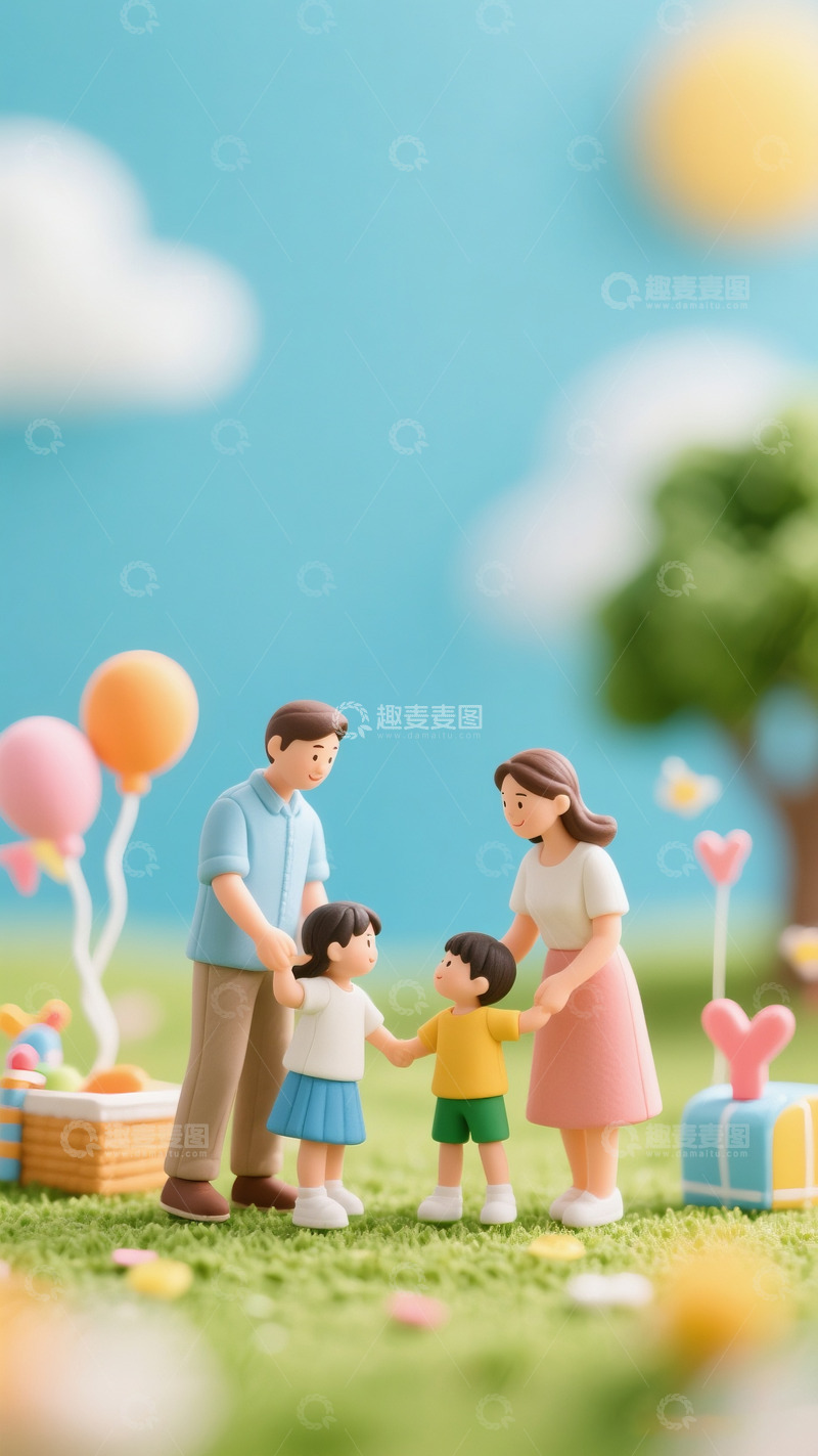 儿童节快乐的一家10