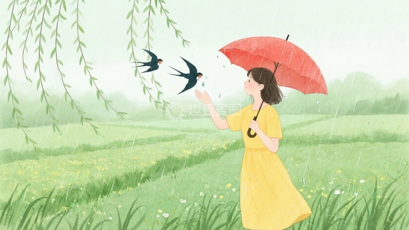 高清大图下载【趣麦麦图】春游踏青假期旅行23