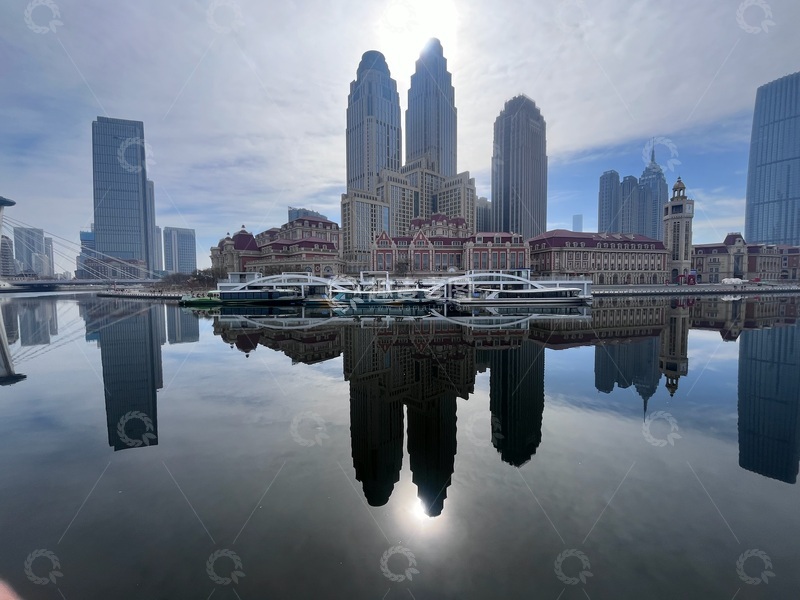 高清大图下载【趣麦麦图】津湾码头