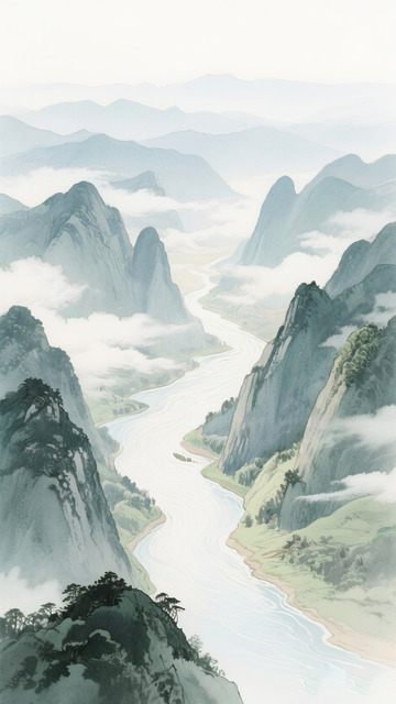 山河插画13