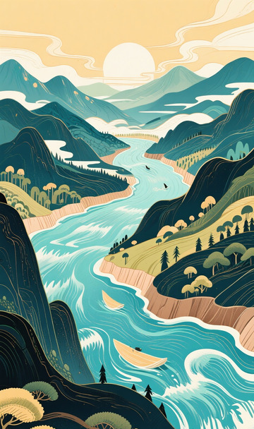 山河插画10